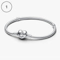 Snake Chain Bracelet Collection – Me Chain, Moments Heart Clasp, Love heart clasp, Crown O Snake chain & Signature I-D Pavé Bangle