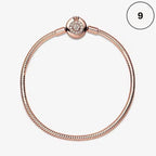 Snake Chain Bracelet Collection – Me Chain, Moments Heart Clasp, Love heart clasp, Crown O Snake chain & Signature I-D Pavé Bangle