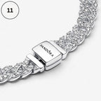 Snake Chain Bracelet Collection – Me Chain, Moments Heart Clasp, Love heart clasp, Crown O Snake chain & Signature I-D Pavé Bangle