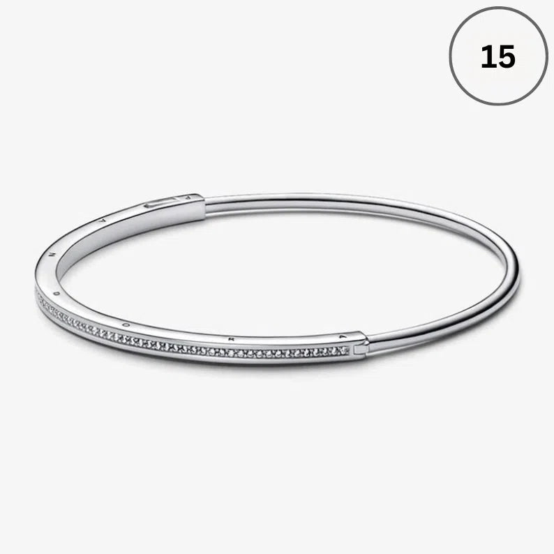 Snake Chain Bracelet Collection – Me Chain, Moments Heart Clasp, Love heart clasp, Crown O Snake chain & Signature I-D Pavé Bangle