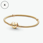 Snake Chain Bracelet Collection – Me Chain, Moments Heart Clasp, Love heart clasp, Crown O Snake chain & Signature I-D Pavé Bangle
