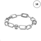 Snake Chain Bracelet Collection – Me Chain, Moments Heart Clasp, Love heart clasp, Crown O Snake chain & Signature I-D Pavé Bangle