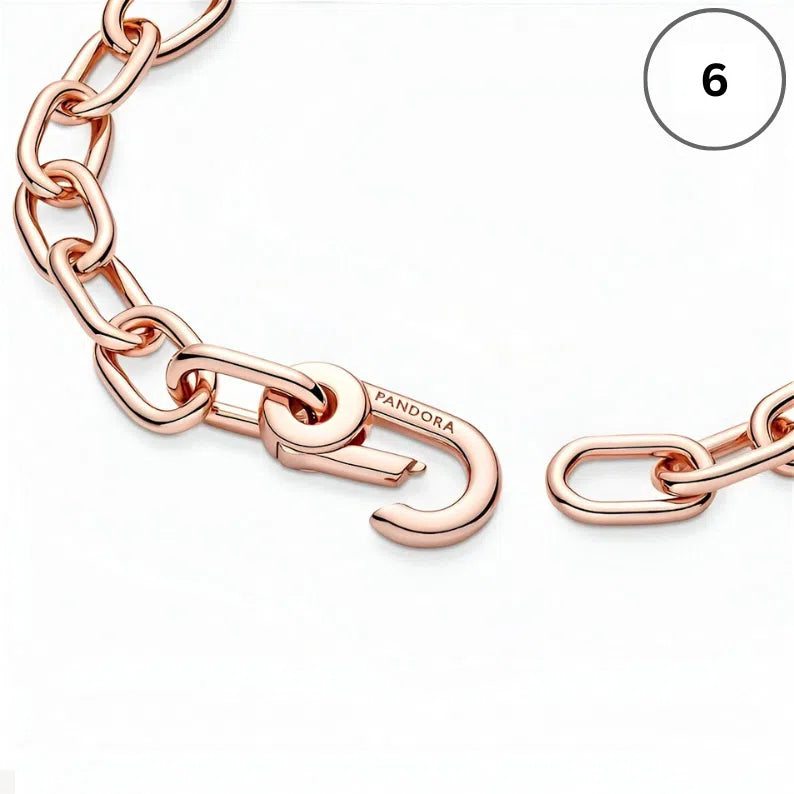 Snake Chain Bracelet Collection – Me Chain, Moments Heart Clasp, Love heart clasp, Crown O Snake chain & Signature I-D Pavé Bangle
