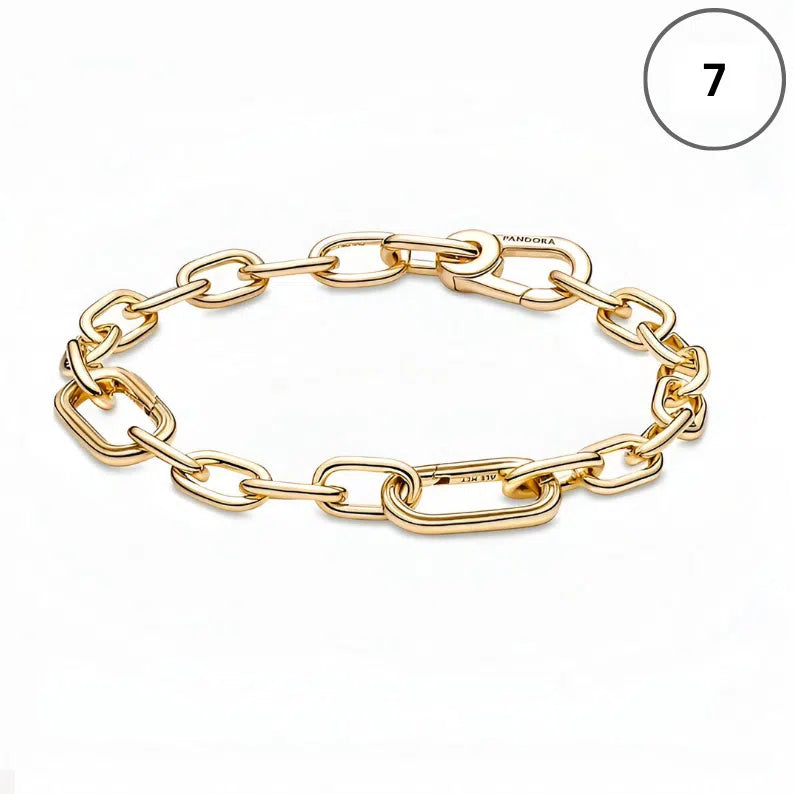 Snake Chain Bracelet Collection – Me Chain, Moments Heart Clasp, Love heart clasp, Crown O Snake chain & Signature I-D Pavé Bangle