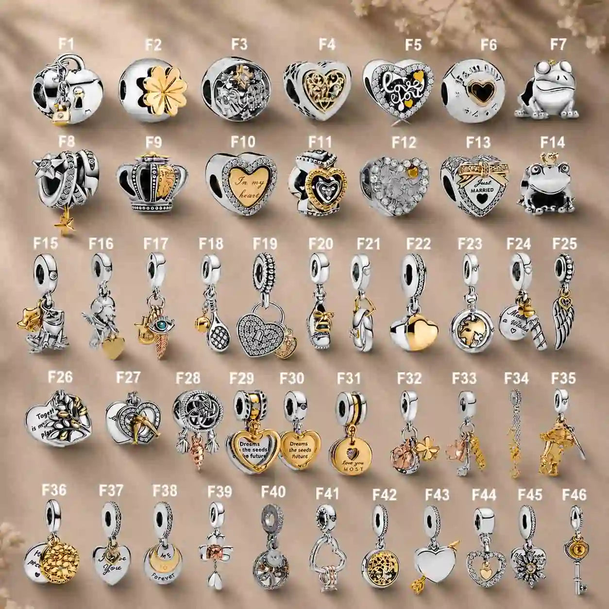 Pink Charm, Murano Glass Beads, Charm Stopper Safety Clip, Silver Charm, Letter Blue Red Rose Gold Charms, Travel Love Mom Heart Dangle charm ★(BUY 1 GET 1 FREE)★